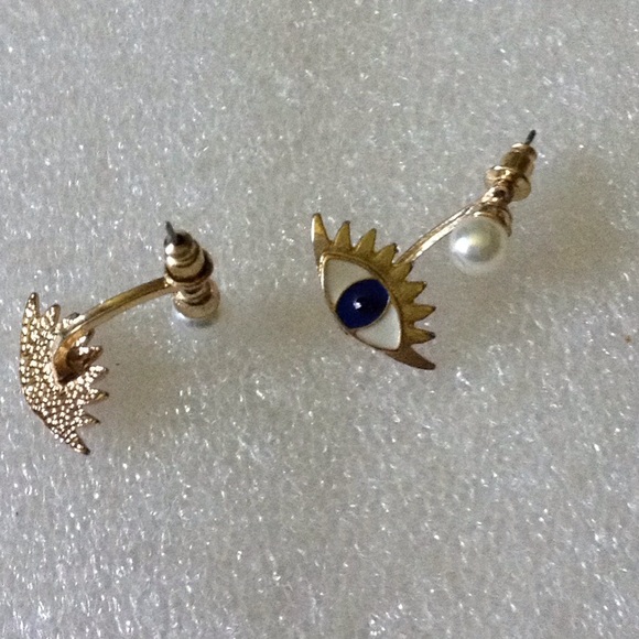 Evil eye earrings - Picture 3 of 3